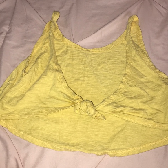 Yellow forever 21 crop top tank - Picture 3 of 3